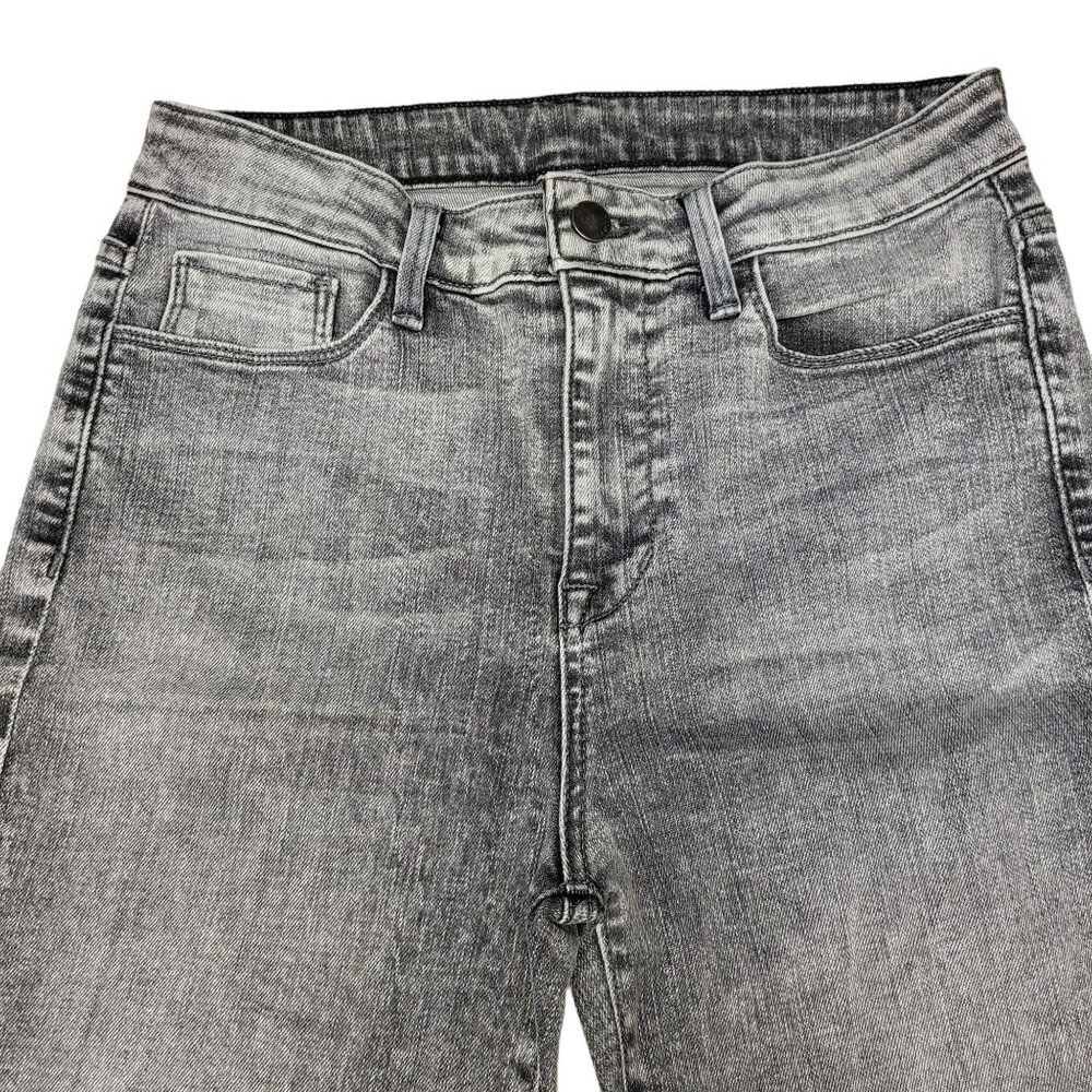 FIDELITY DENIM Juniper Crop Cropped Flare Women's Jeans Denim Surfire Grey SZ 27 - Picture 7 of 16